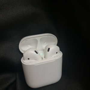 AirPods and case